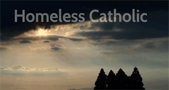Desktop Screenshot of homelesscatholic.com