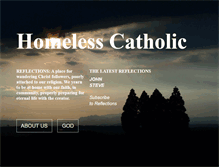 Tablet Screenshot of homelesscatholic.com